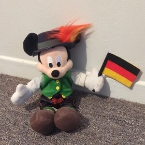 Mickey Mouse Plush with German Flag